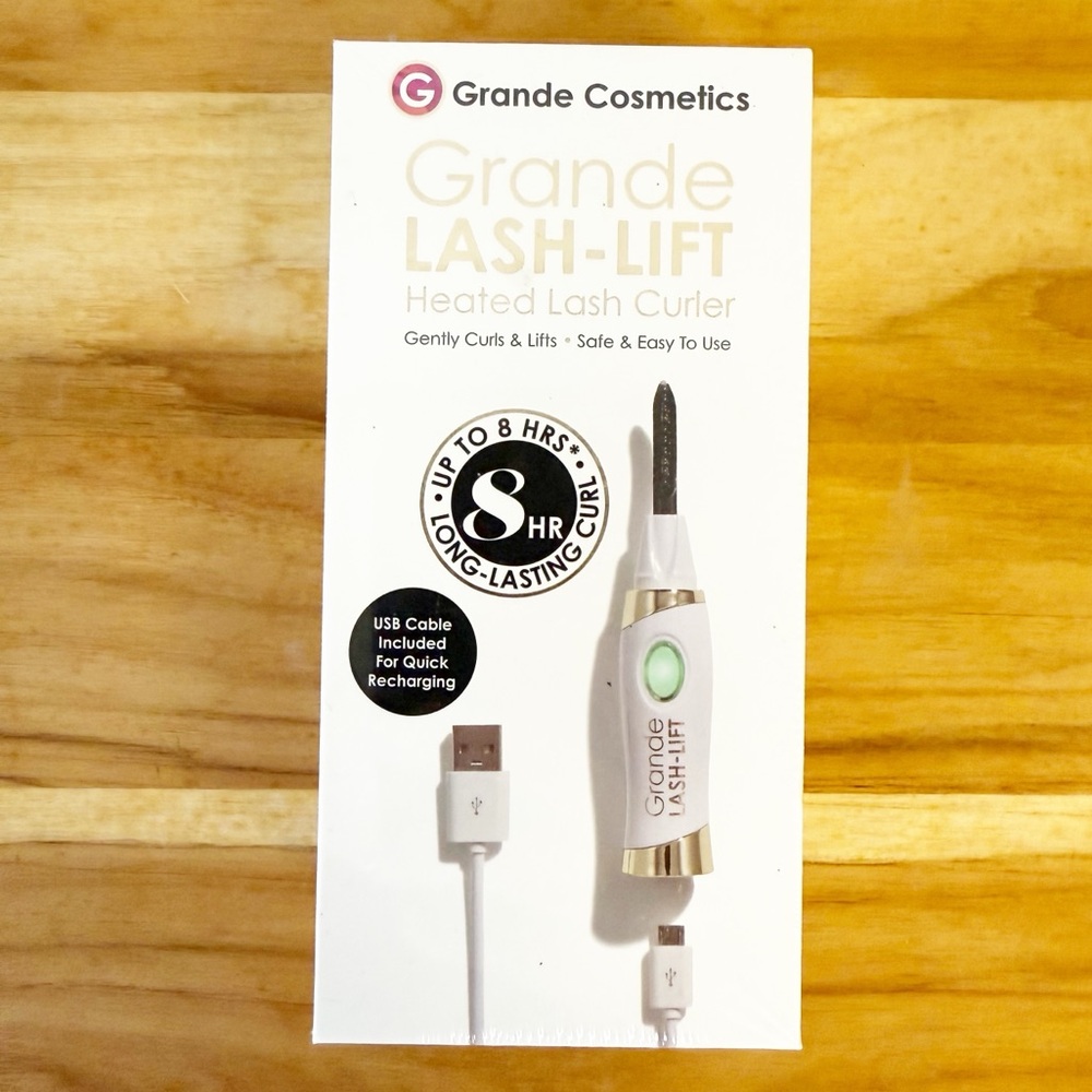 NIB GRANDE COSMETICS Grande Lash Lift Heated Eyelash Curler